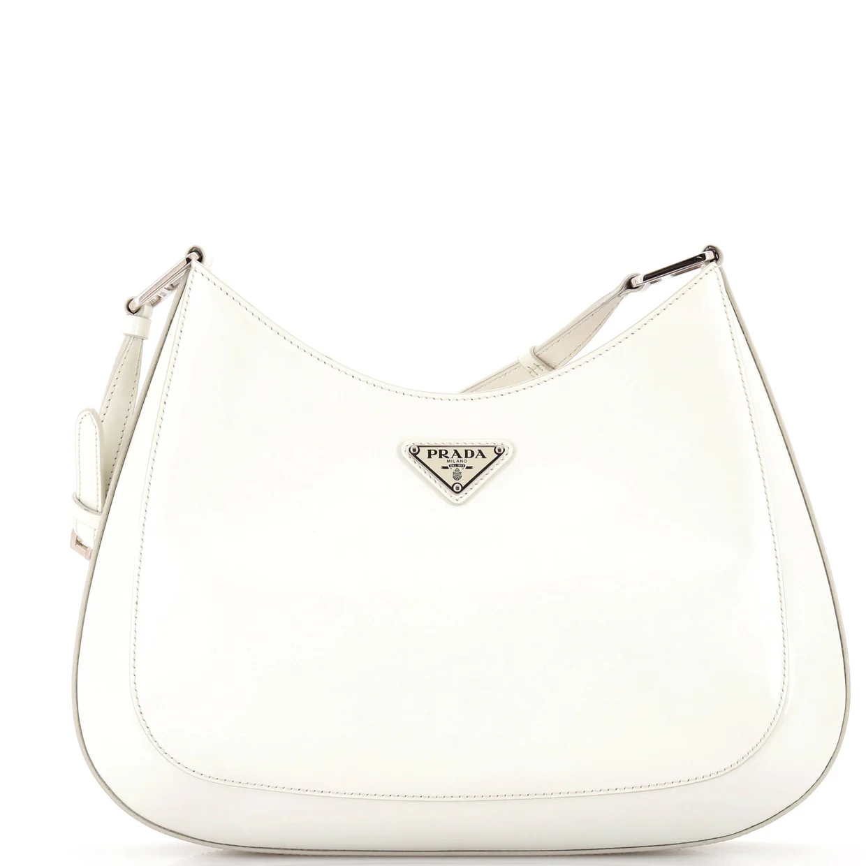 Cleo Shoulder Bag Spazzolato Leather Medium - Deep Luxury