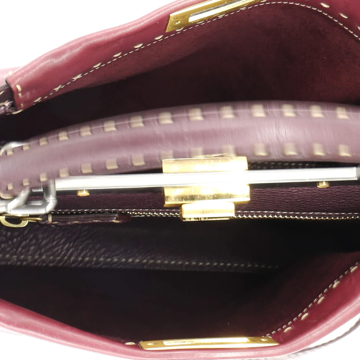 Selleria Peekaboo Bag Leather Medium - Deep Luxury