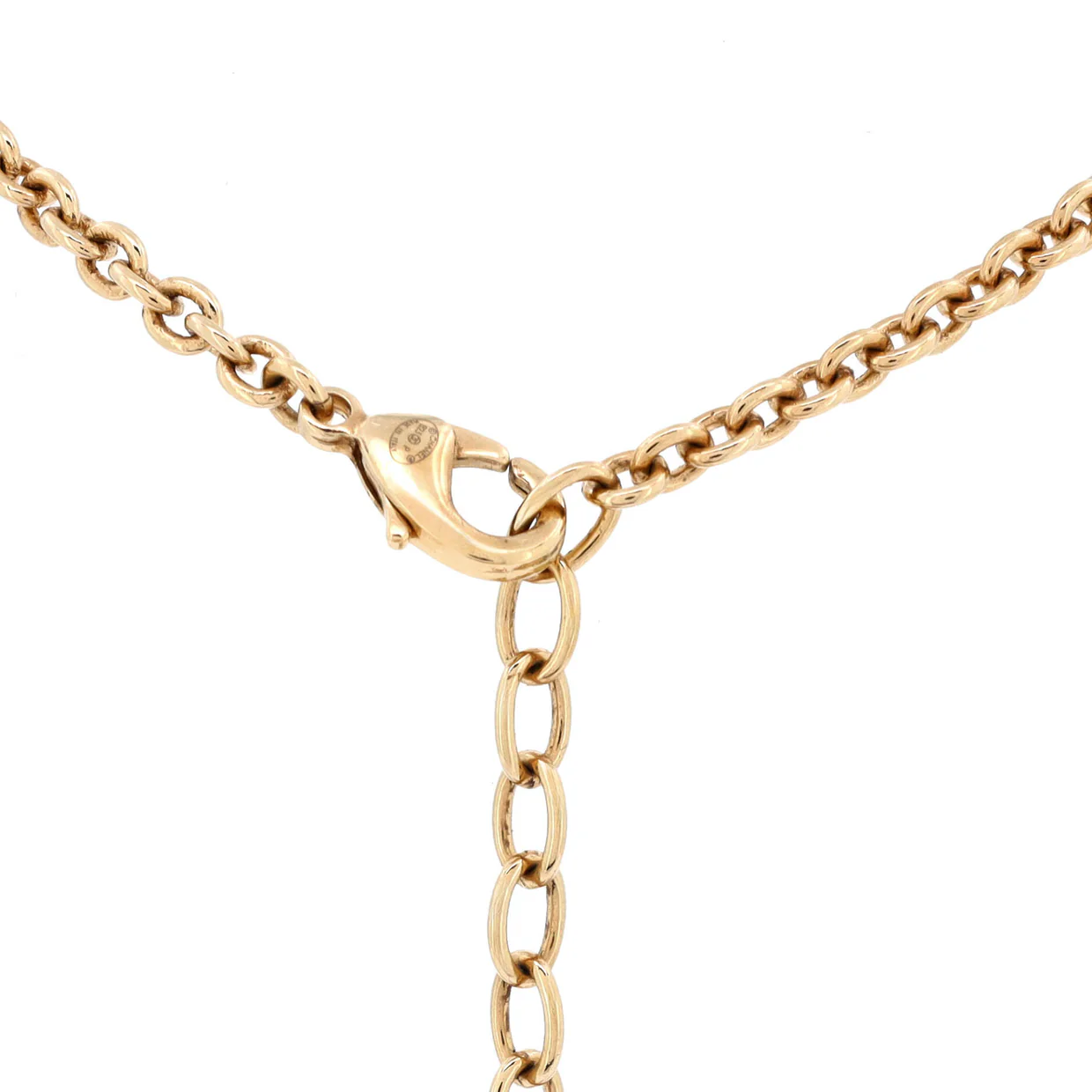 CC Multi Heart Chain Choker Necklace Metal with Crystals - Deep Luxury