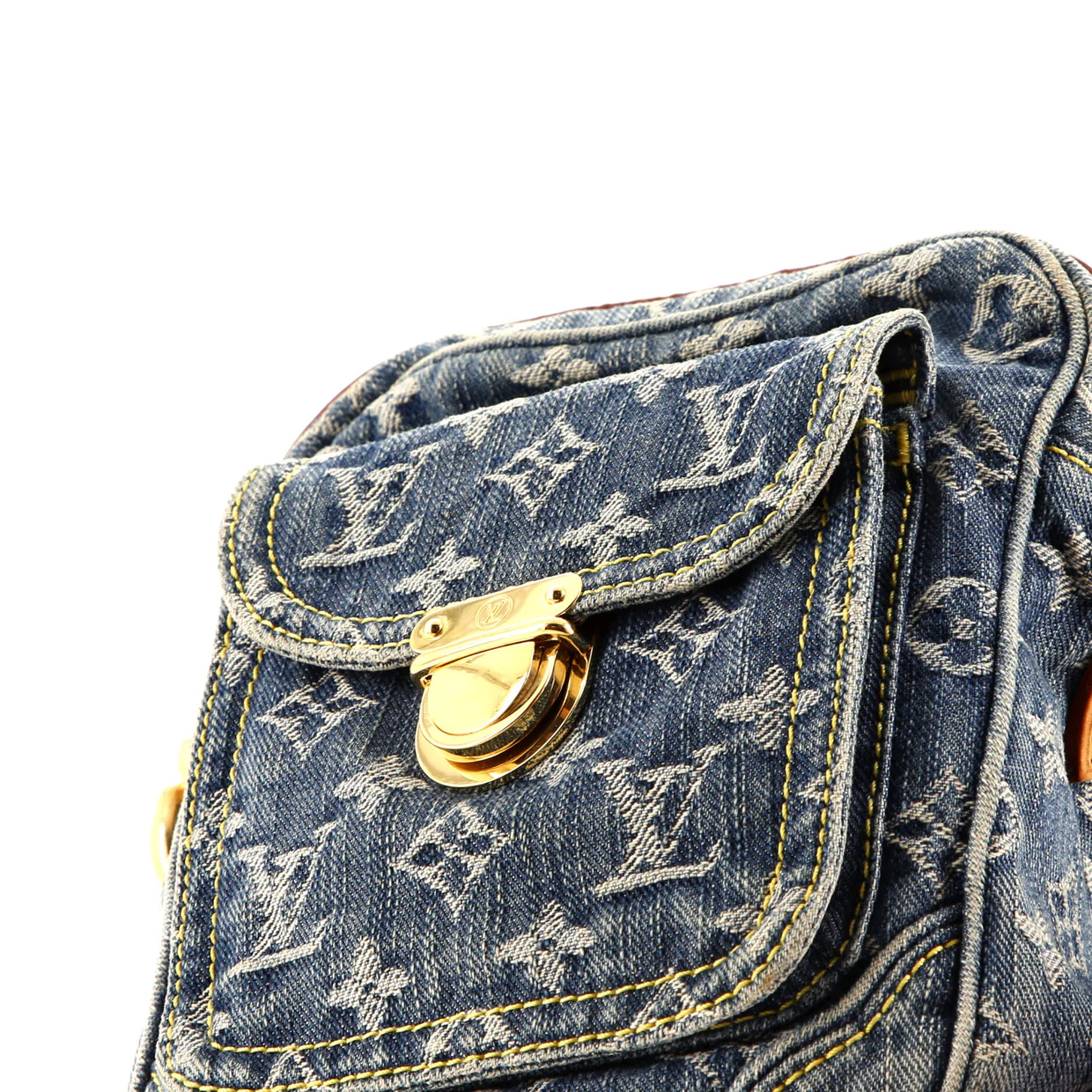 Camera Bag Monogram Denim - Deep Luxury