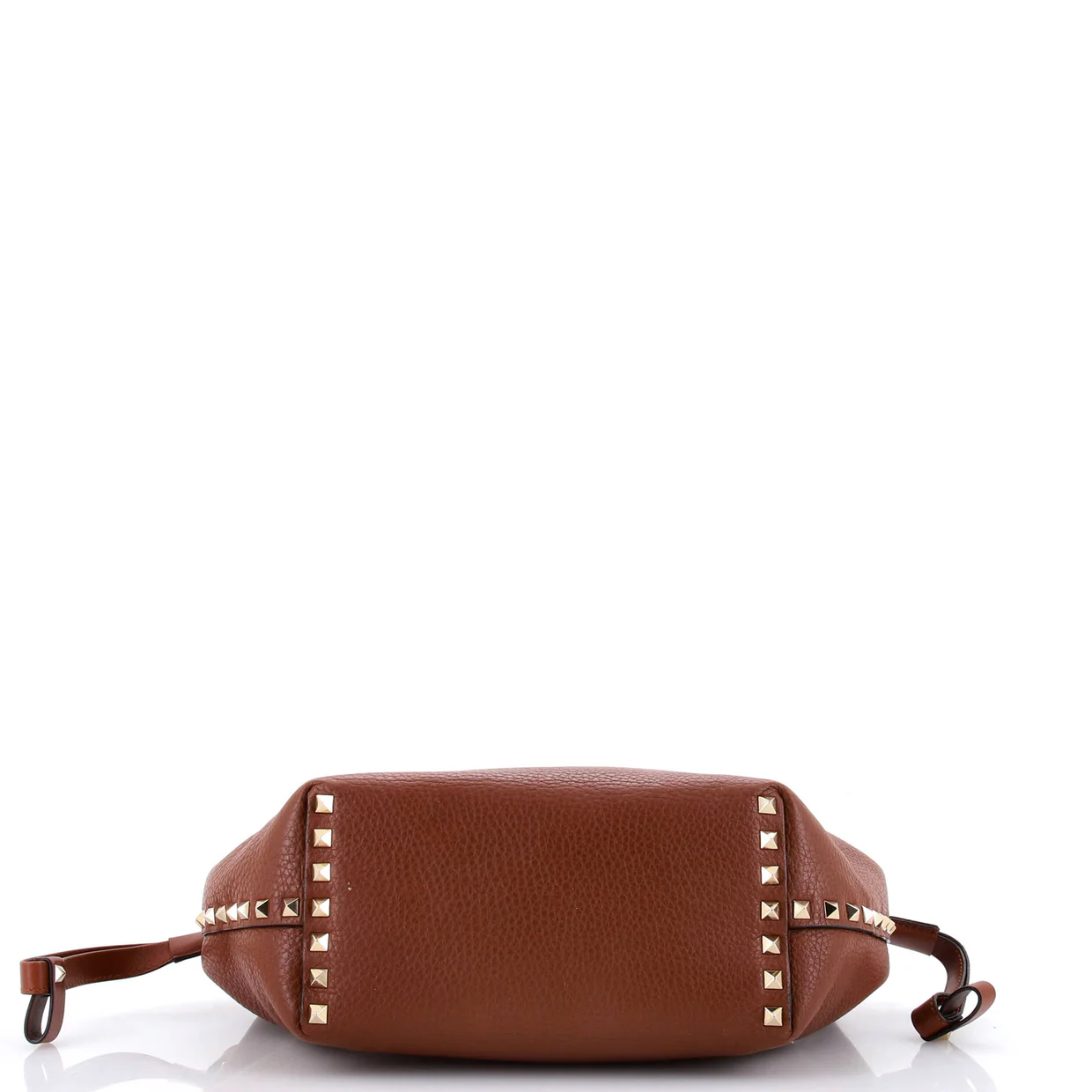 Rockstud Bucket Shoulder Bag Leather Small - Deep Luxury