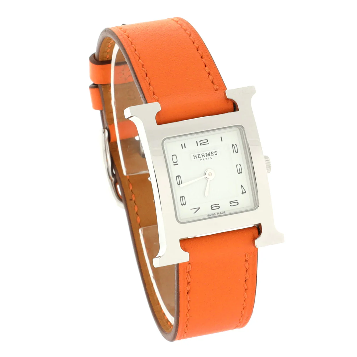 Heure H Quartz Watch Stainless Steel and Leather 21 - Deep Luxury