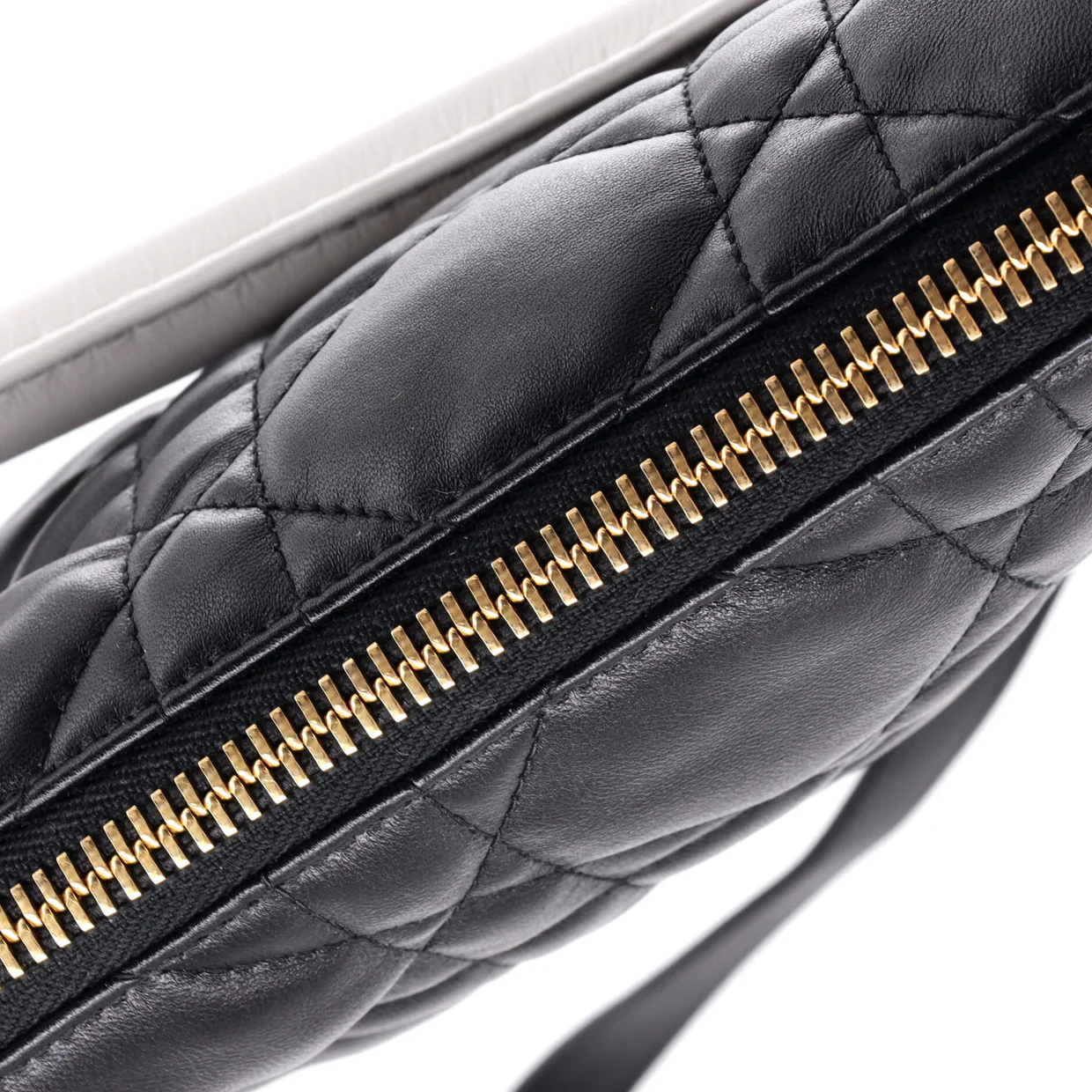 Vibe Hobo Cannage Quilt Lambskin Mini - Deep Luxury