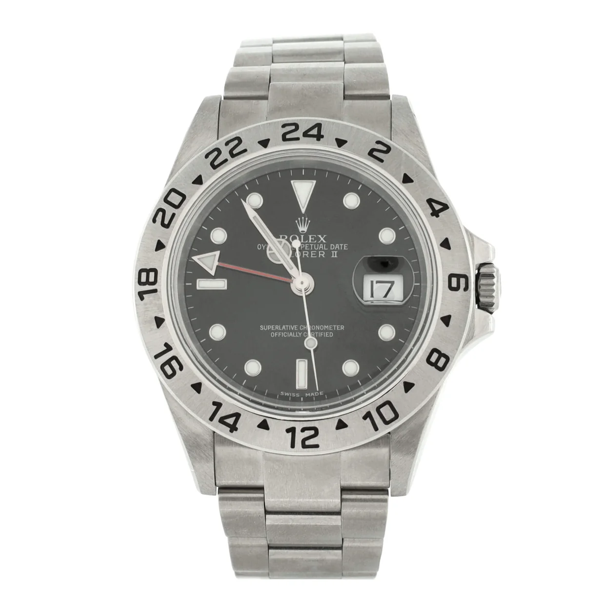 Oyster Perpetual Explorer II Automatic Watch Stainless Steel 40 - Deep Luxury