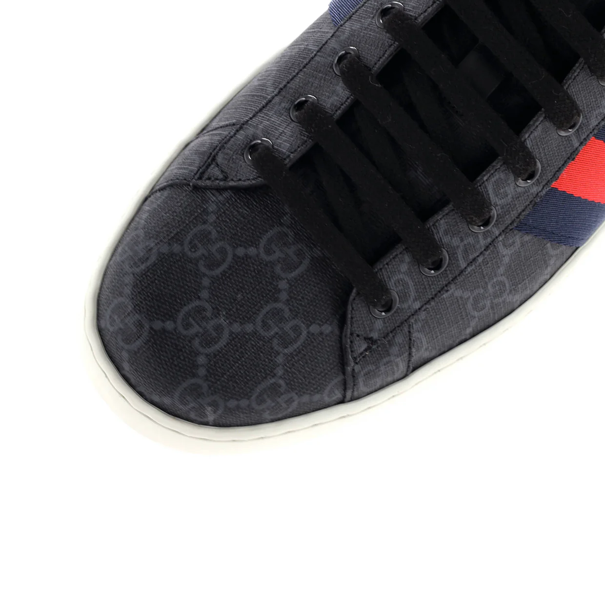 Ace Sneakers GG Coated Canvas - Deep Luxury