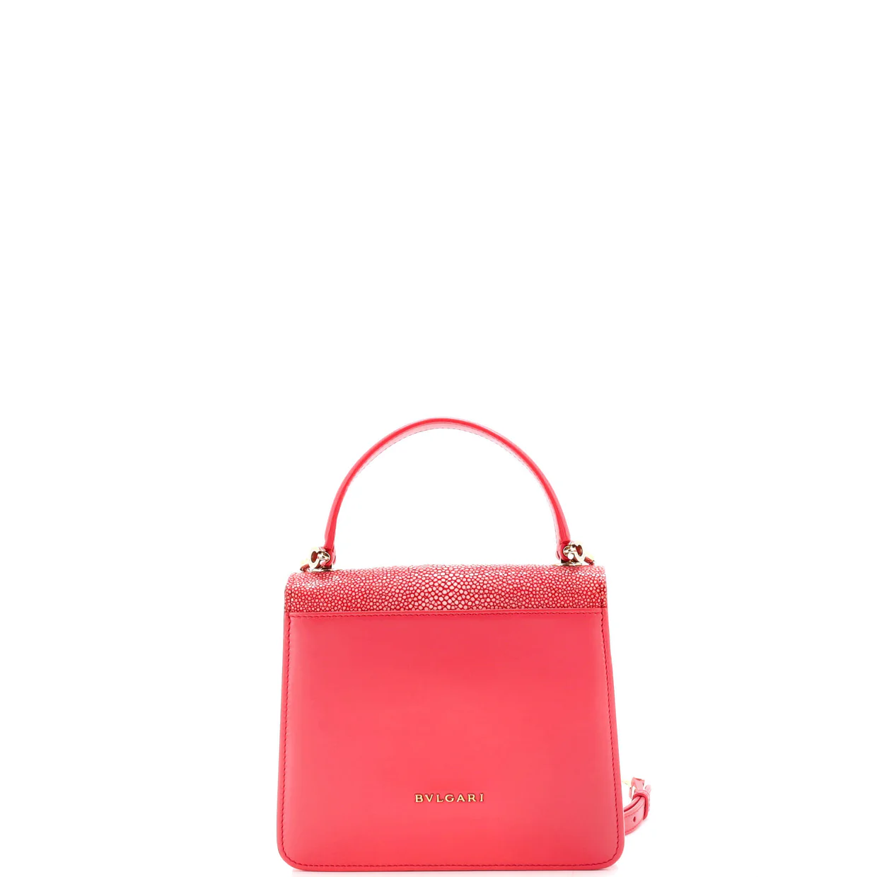 Serpenti Forever Top Handle Bag Leather and Stingray Small - Deep Luxury