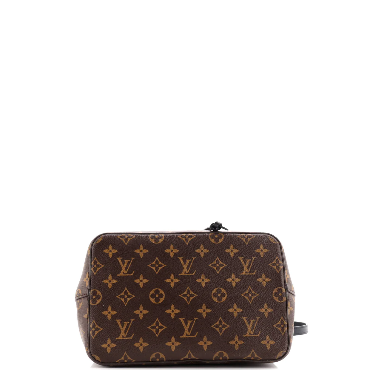 Braided Handle NeoNoe Handbag Monogram Canvas with Leather MM - Deep Luxury