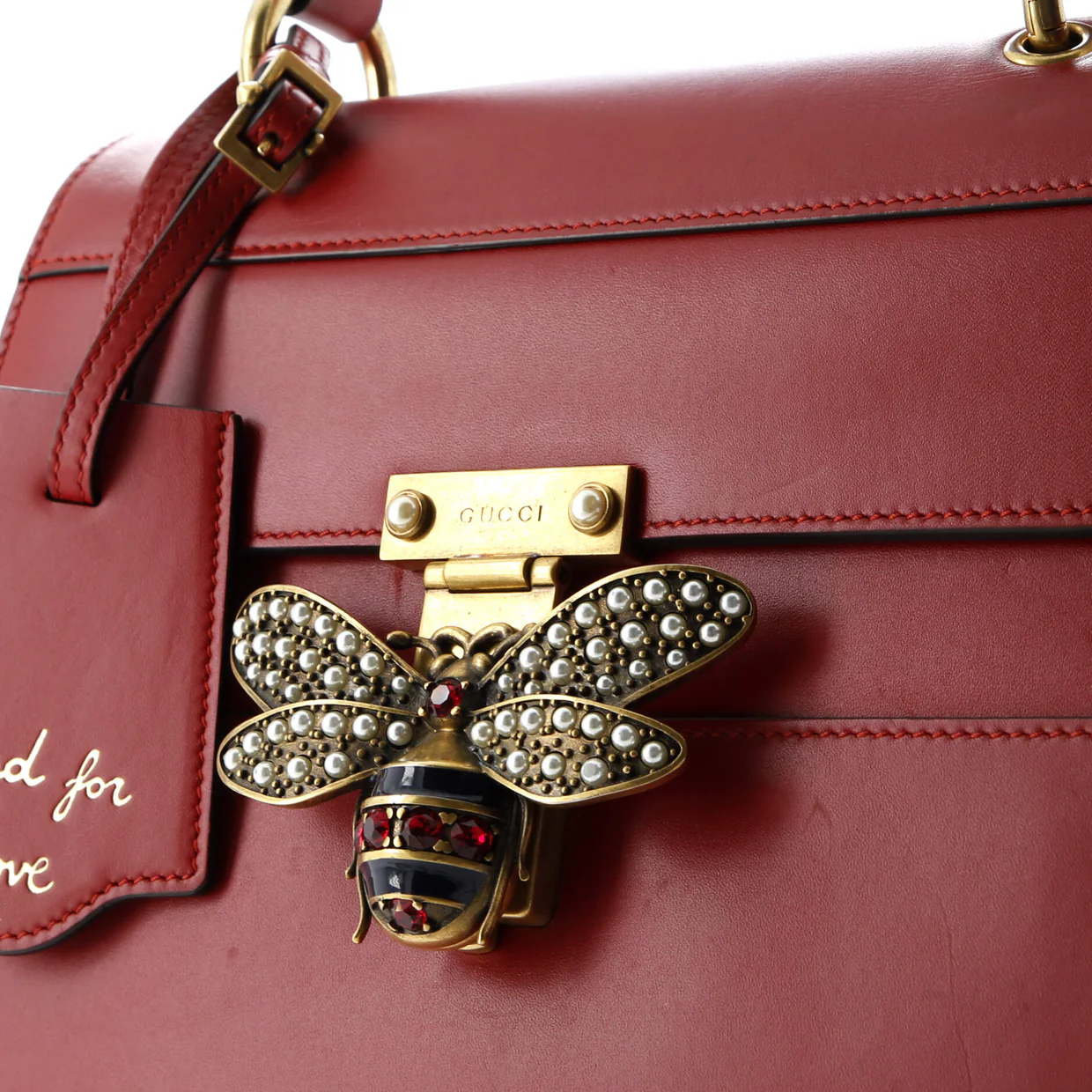 Queen Margaret Top Handle Bag Leather Small - Deep Luxury