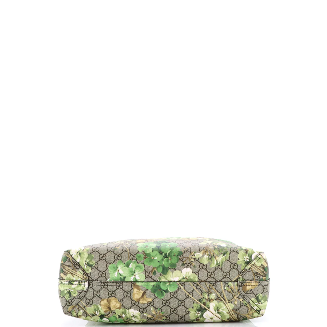 Reversible Tote Blooms Print GG Coated Canvas Medium - Deep Luxury