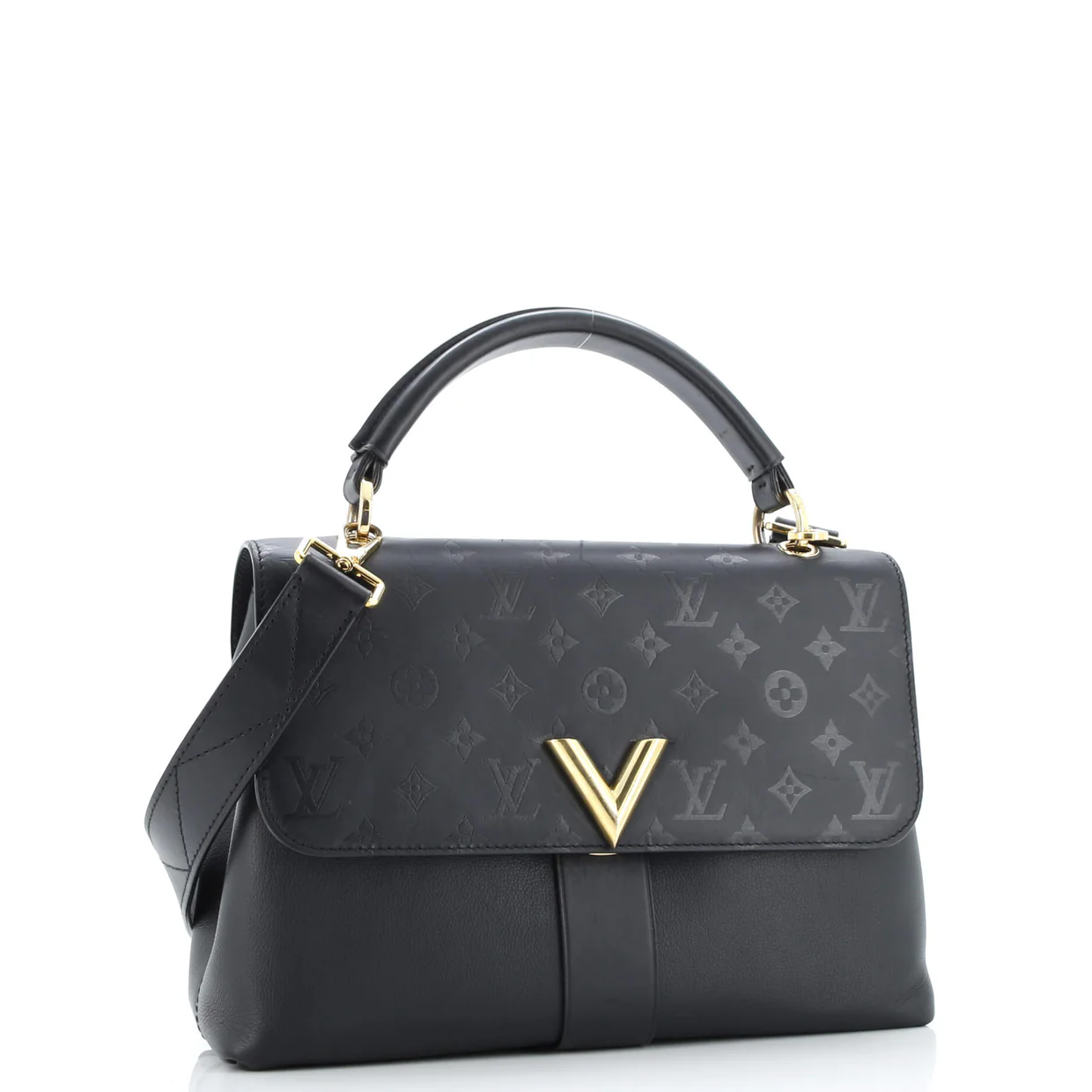 Very One Handle Bag Monogram Leather - Deep Luxury