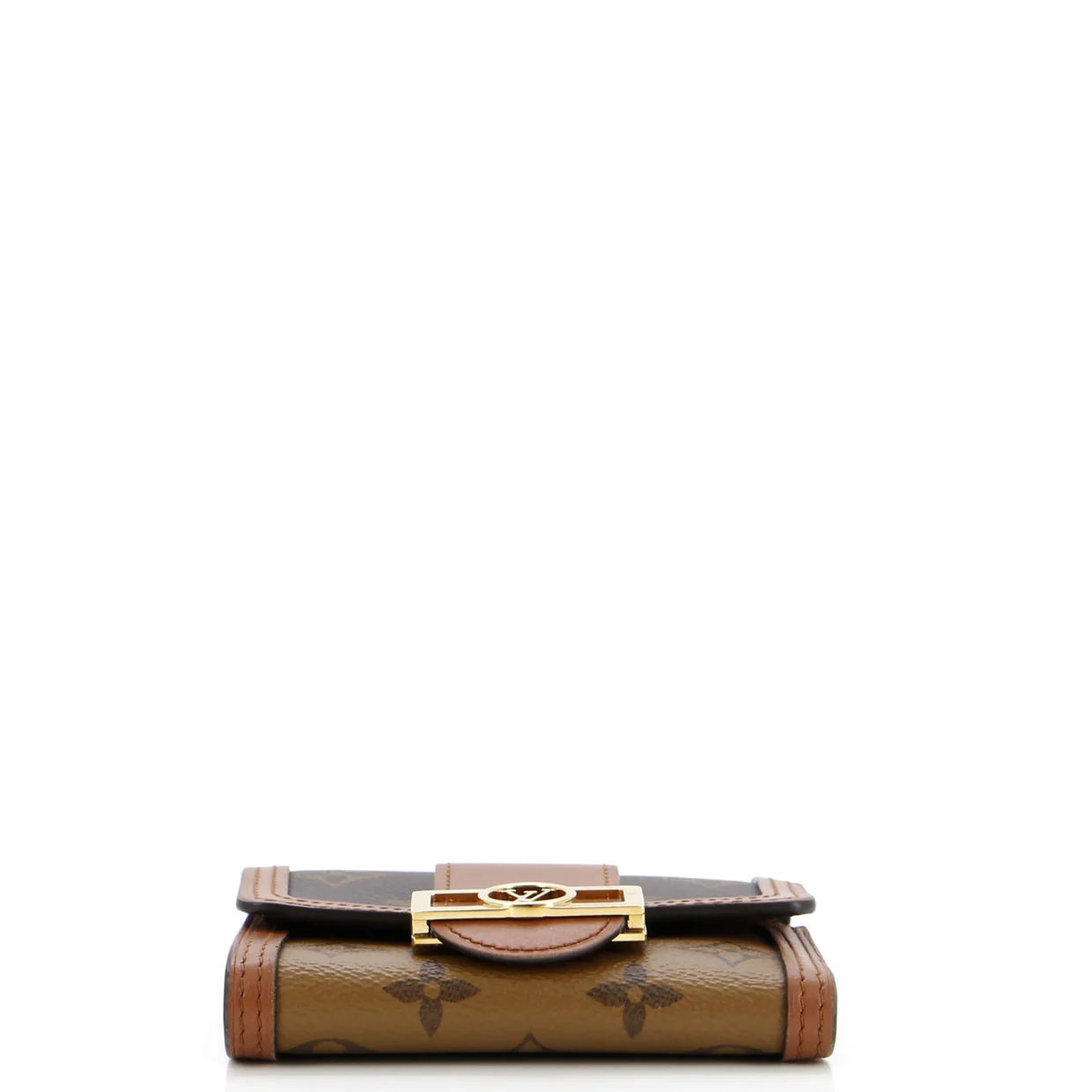 Dauphine Wallet Reverse Monogram Canvas Compact - Deep Luxury