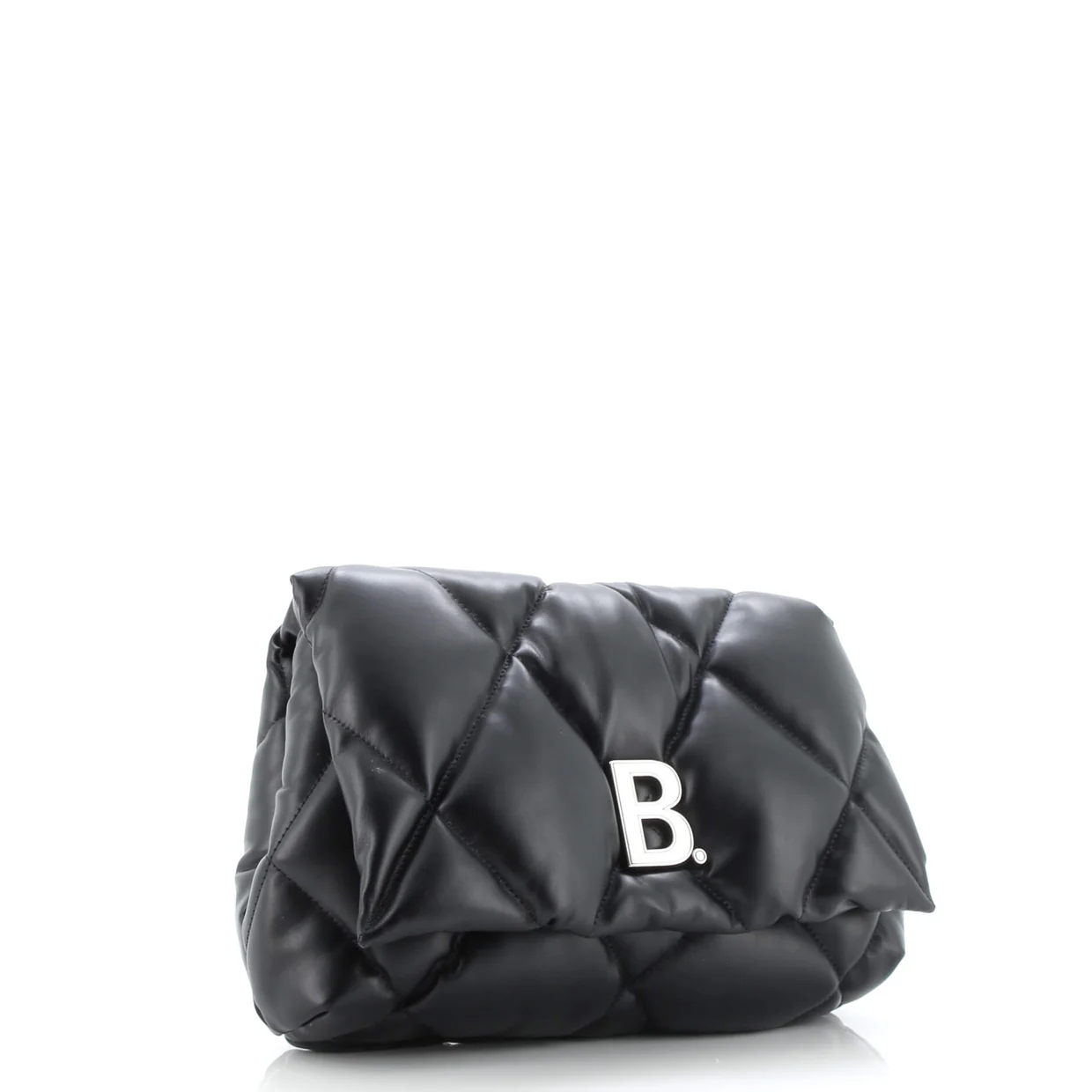 Touch Clutch Quilted Puffy Leather Medium - Deep Luxury