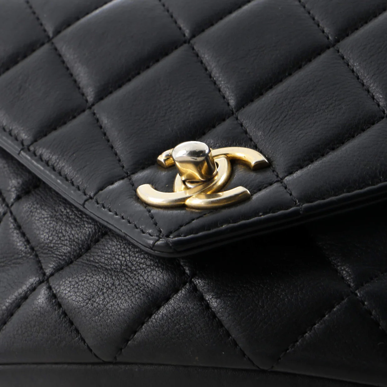 Carry With Chic Chain Flap Waist Bag Quilted Calfskin - Deep Luxury