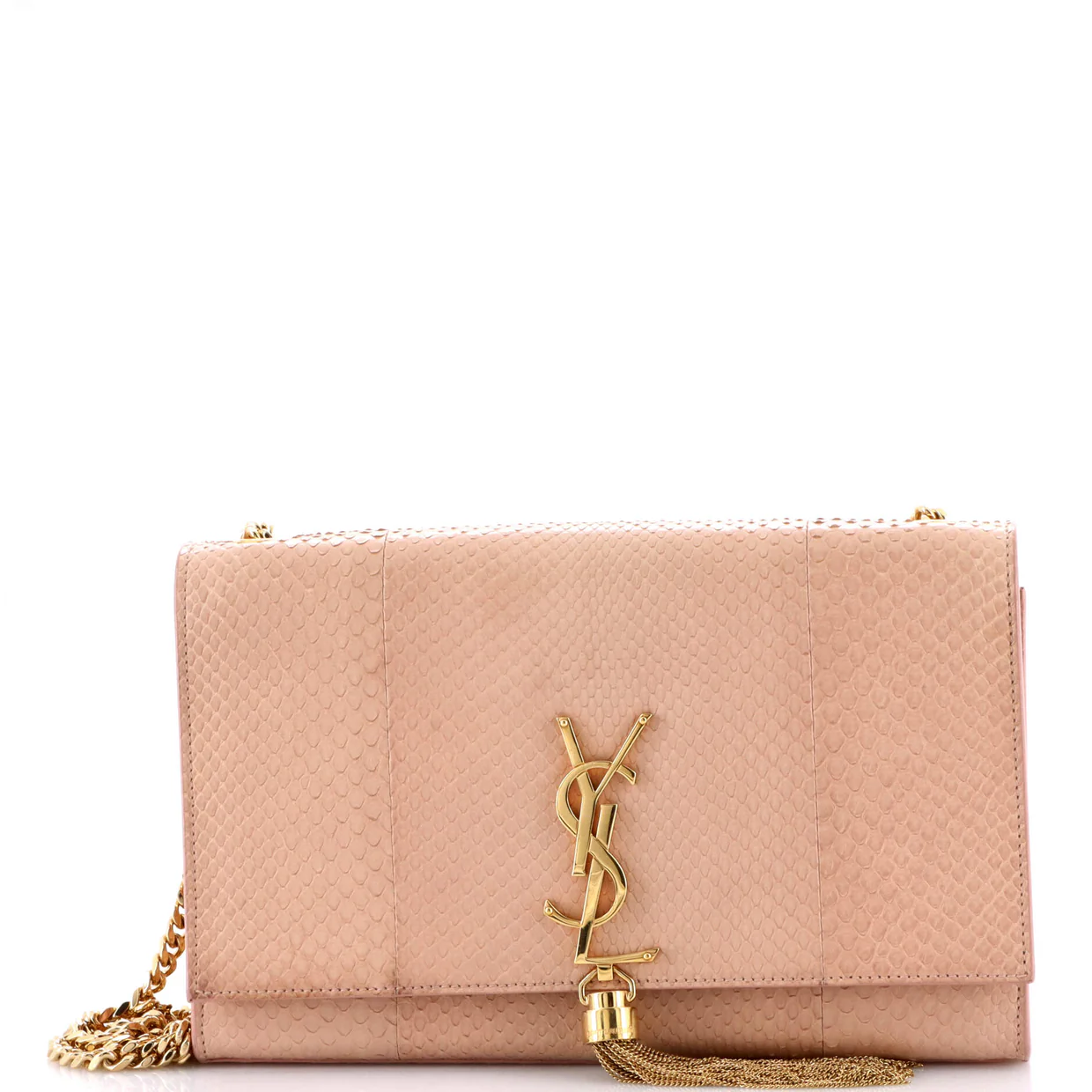 Classic Monogram Tassel Crossbody Bag Python Medium - Deep Luxury