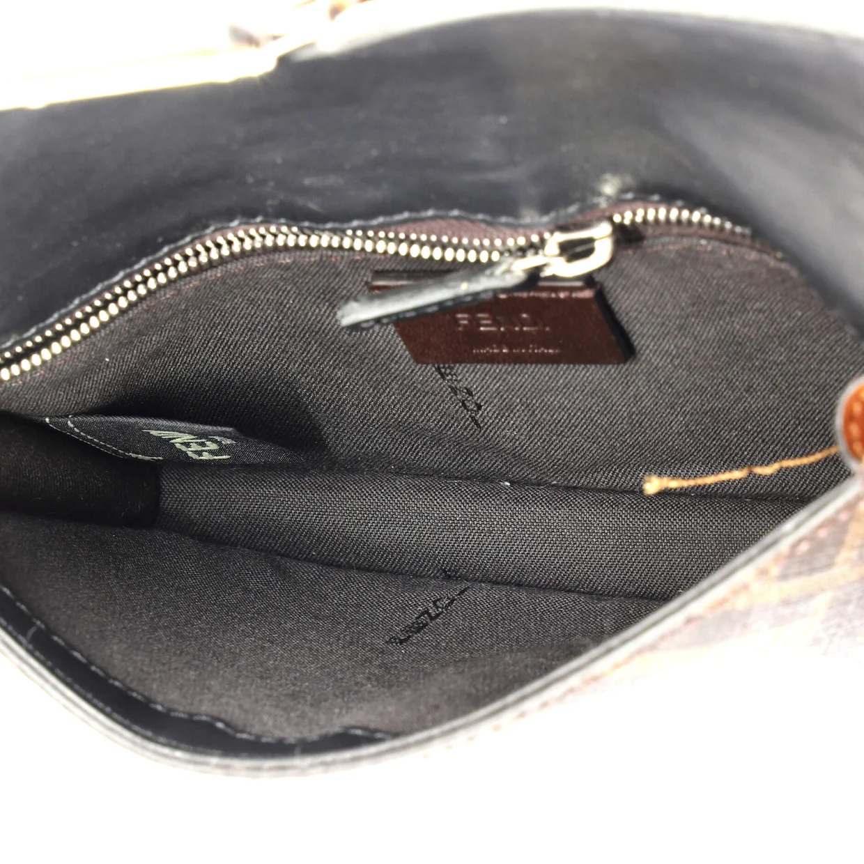 Baguette Convertible Pouch Canvas with Zucca Coated Canvas - Deep Luxury