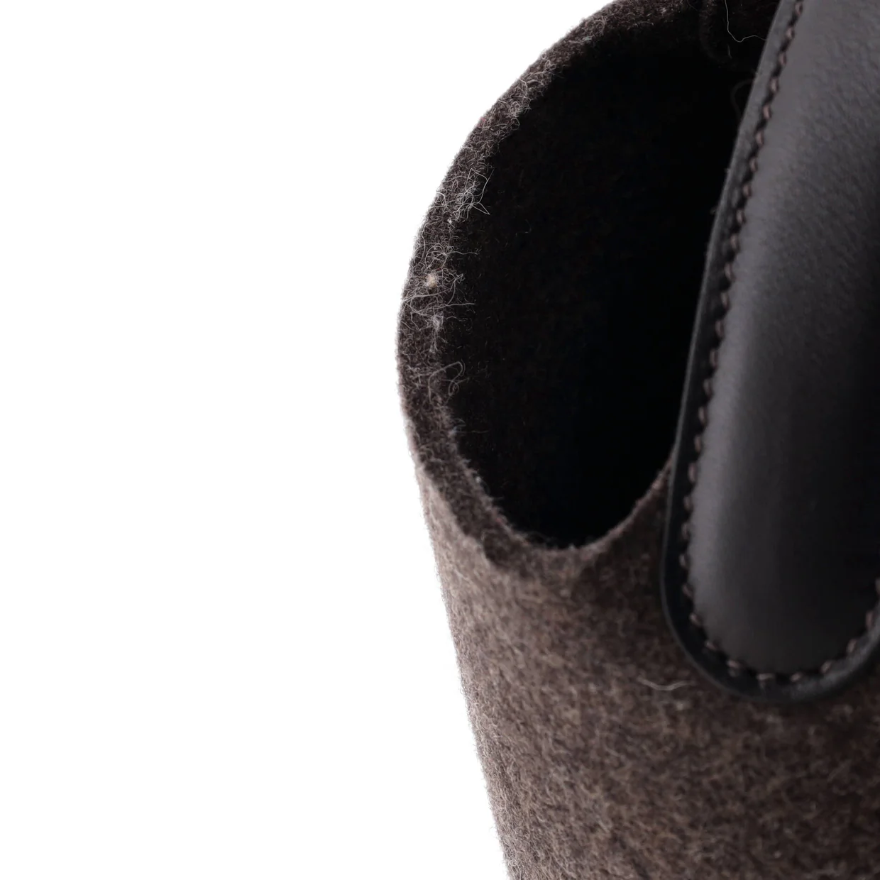 Picotin Lock Bag Felt with Leather PM - Deep Luxury