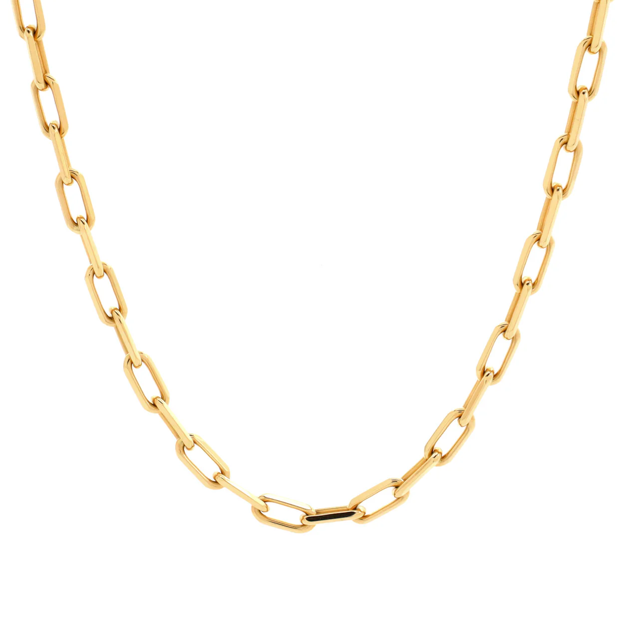 Santos de Cartier Chain Necklace 18K Yellow Gold - Deep Luxury