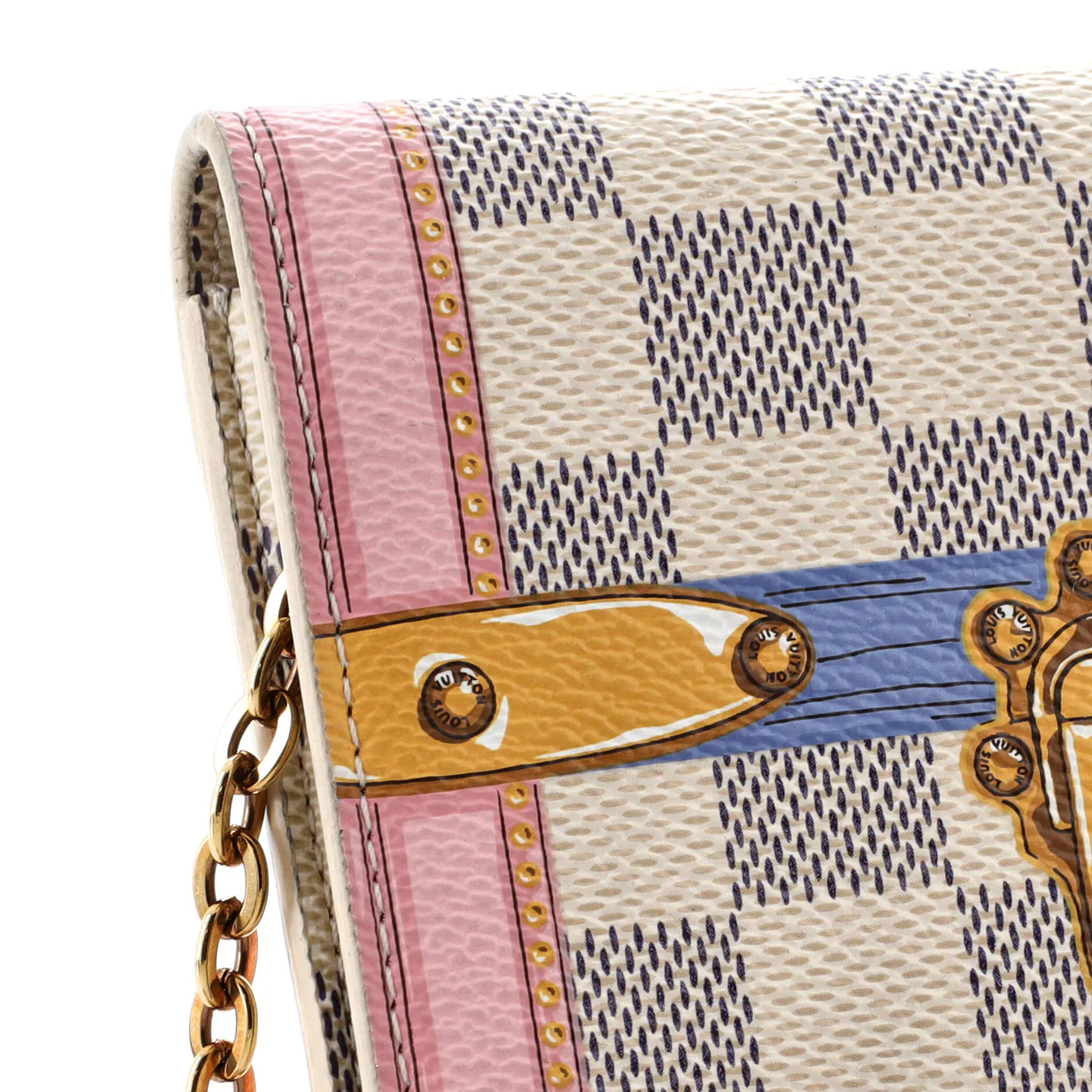 Weekend Pochette Limited Edition Damier Summer Trunks - Deep Luxury