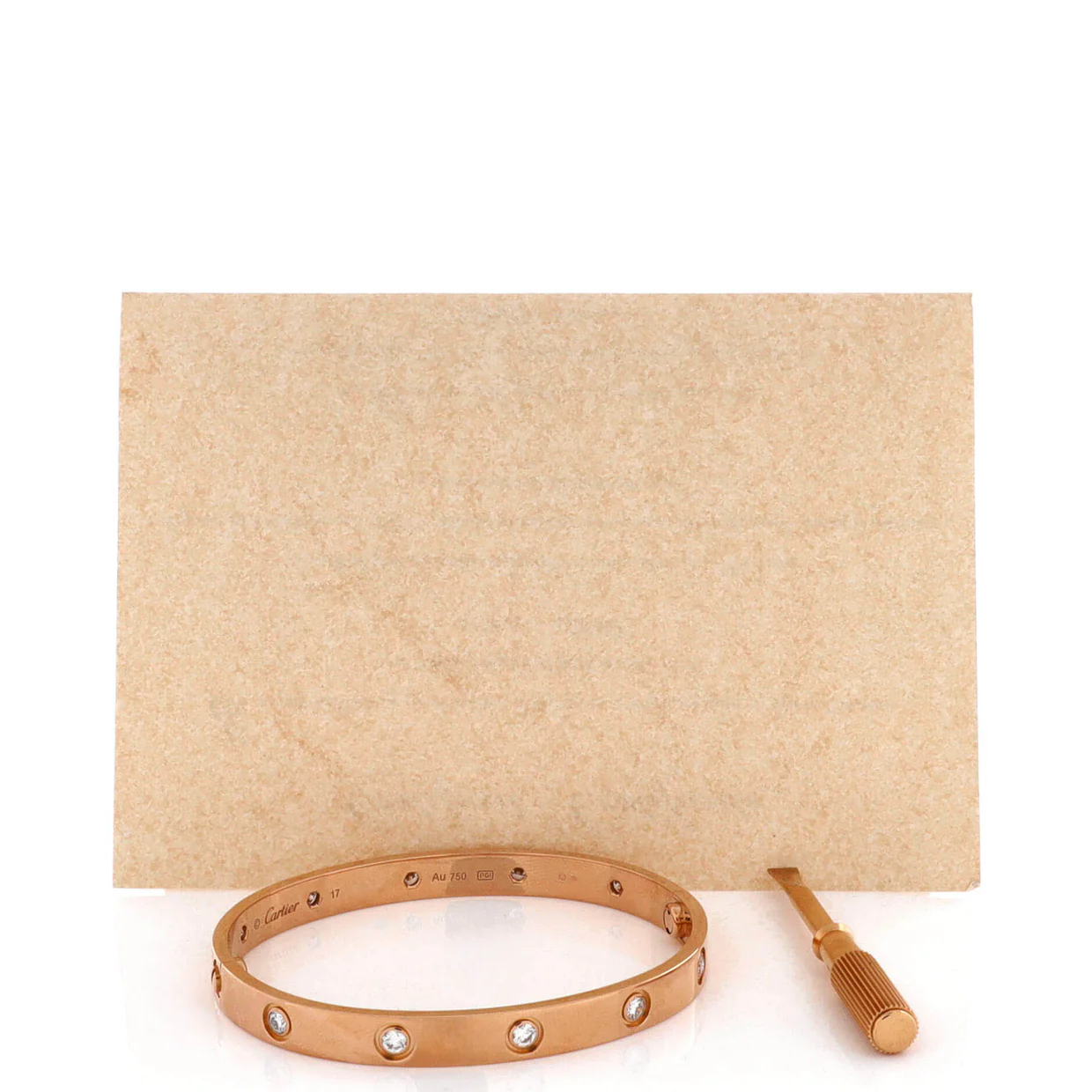 Love 10 Diamond Bracelet 18K Rose Gold with Diamonds - Deep Luxury