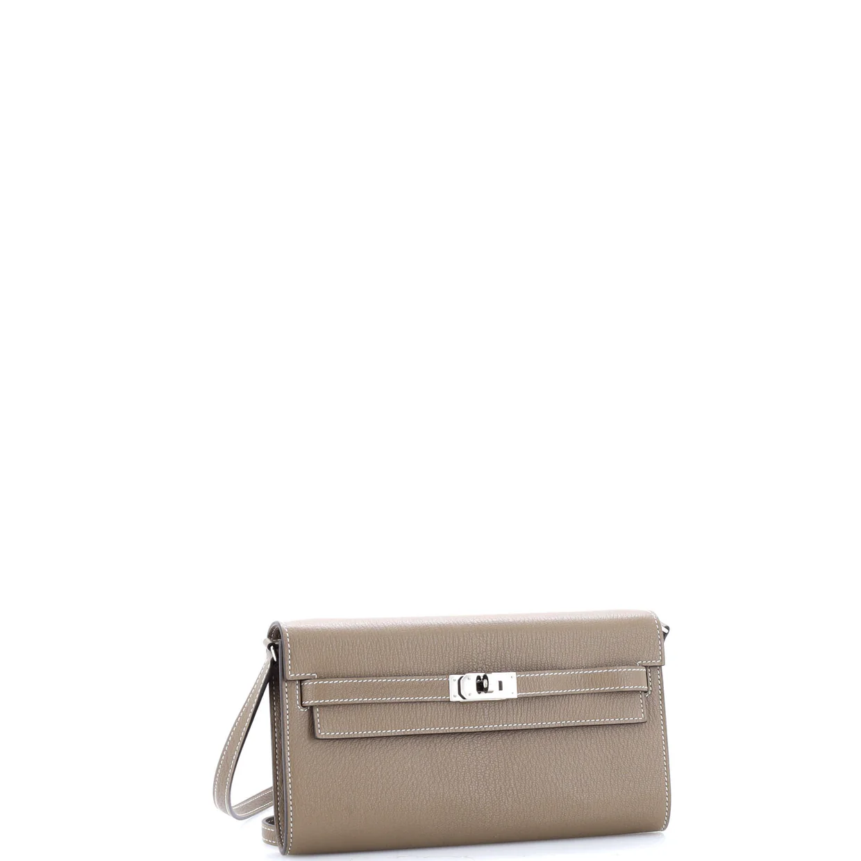 Kelly To Go Wallet Chevre Mysore - Deep Luxury
