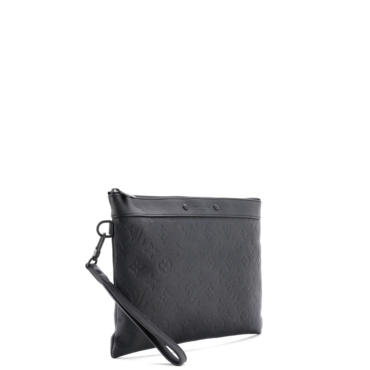 Pochette To-Go Monogram Shadow Leather - Deep Luxury