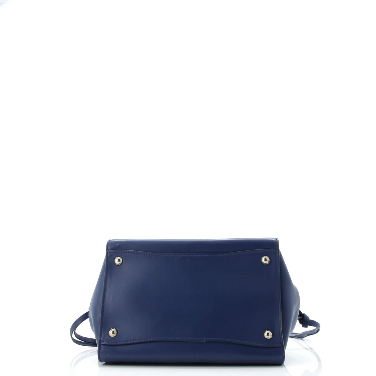 Tassel Twin Pocket Tote City Calf Small - Deep Luxury