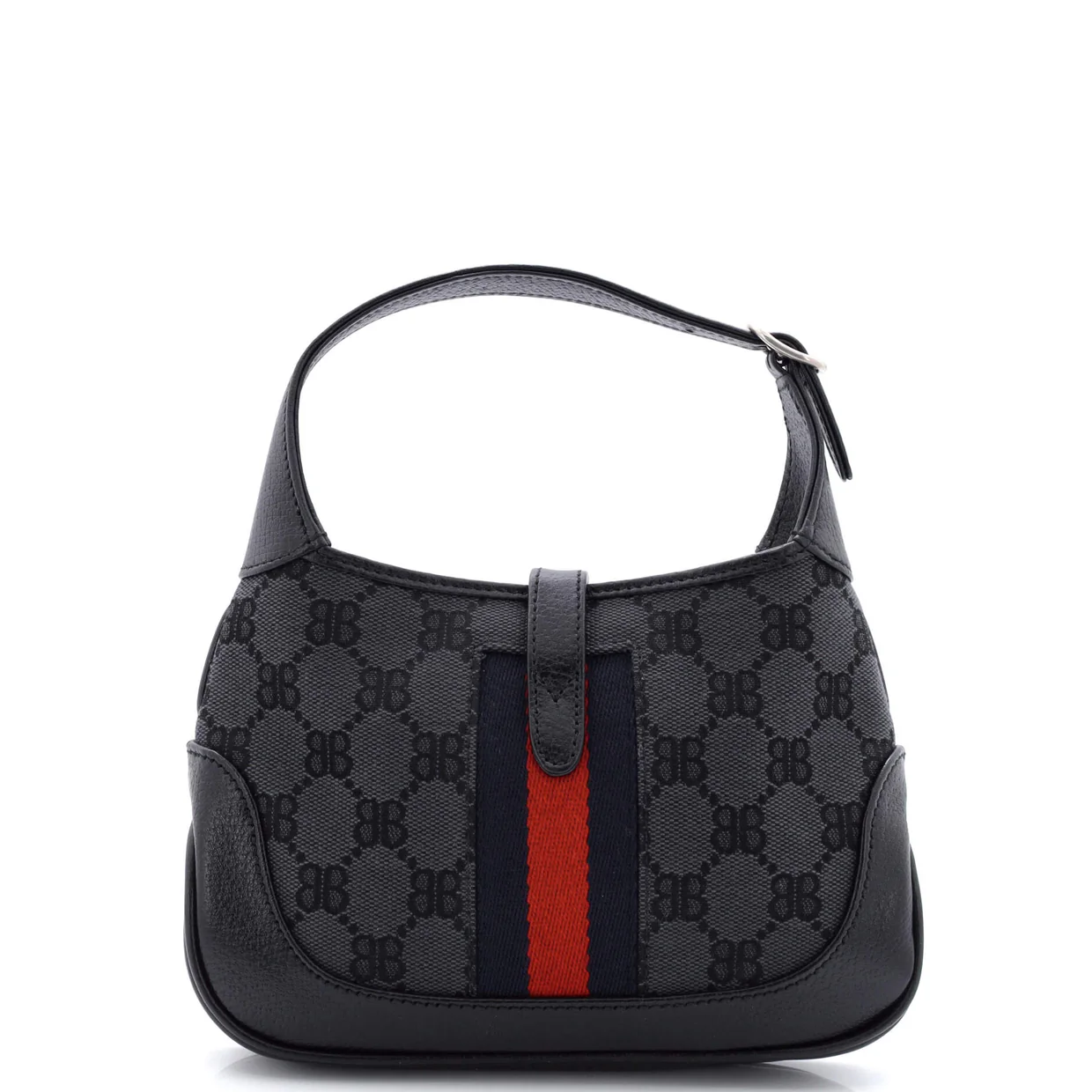 x Gucci The Hacker Project Jackie 1961 Hobo BB Canvas Mini - Deep Luxury