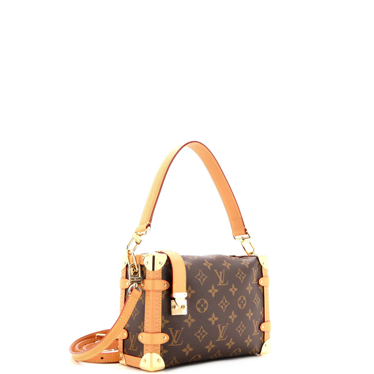 Side Trunk Handbag Monogram Canvas MM - Deep Luxury