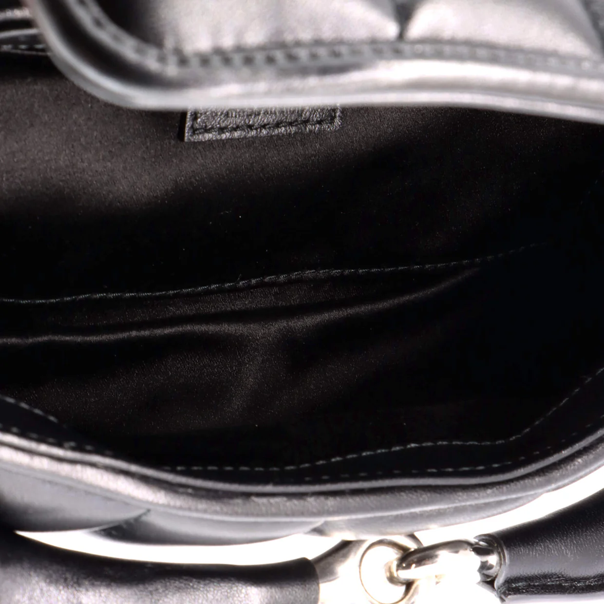 Horsebit Chain Shoulder Bag Vertical Quilted Leather Medium - Deep Luxury