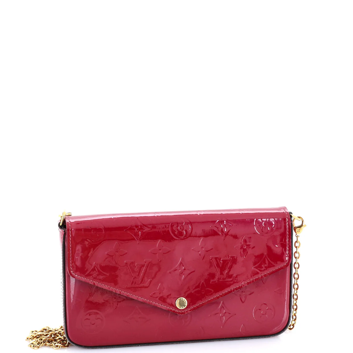 Felicie Pochette Monogram Vernis - Deep Luxury