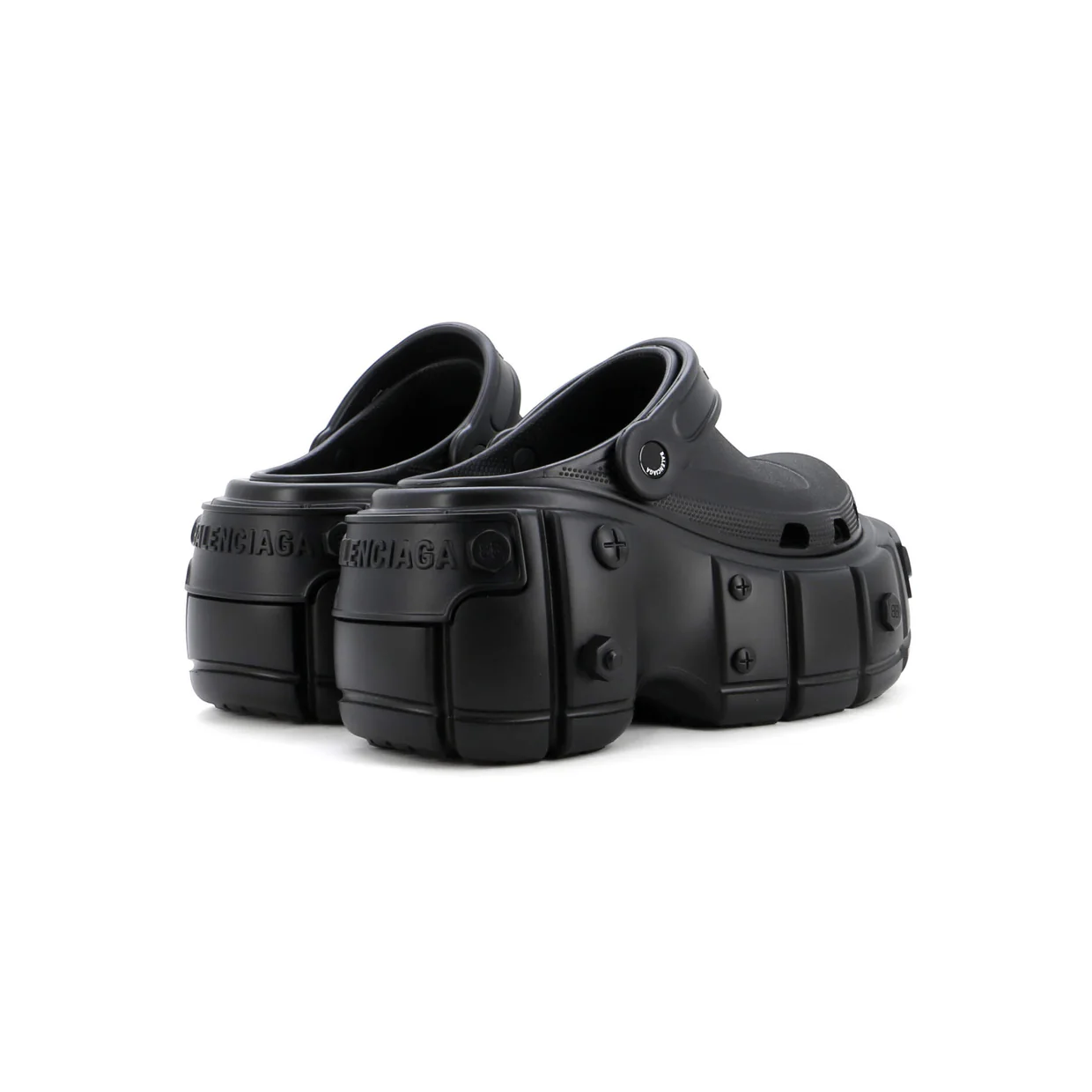 x Crocs Hardcrocs Platform Sandals Rubber - Deep Luxury