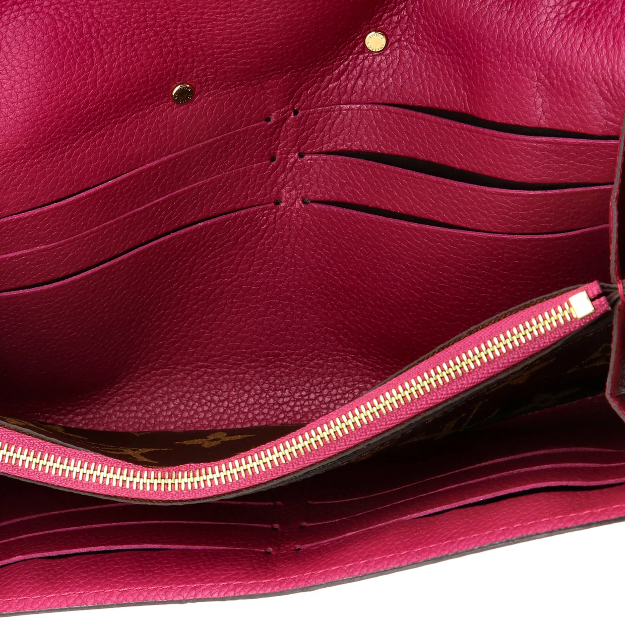 Pallas Wallet Monogram Canvas and Calfskin - Deep Luxury