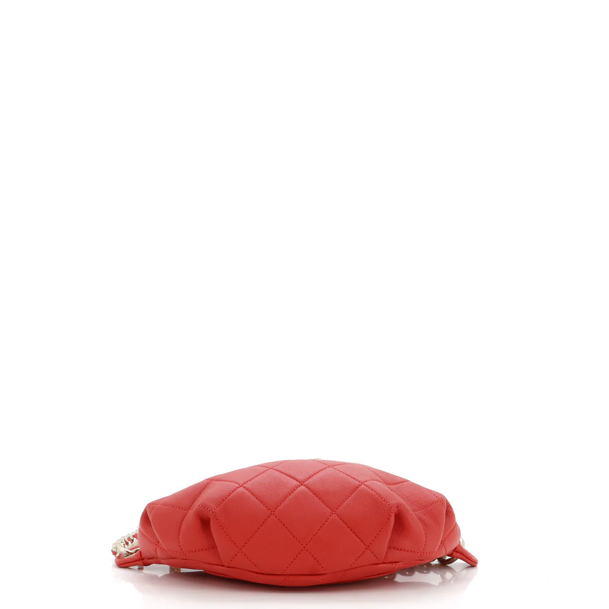 Resin Elegant Chain Belt Bag Quilted Lambskin - Deep Luxury