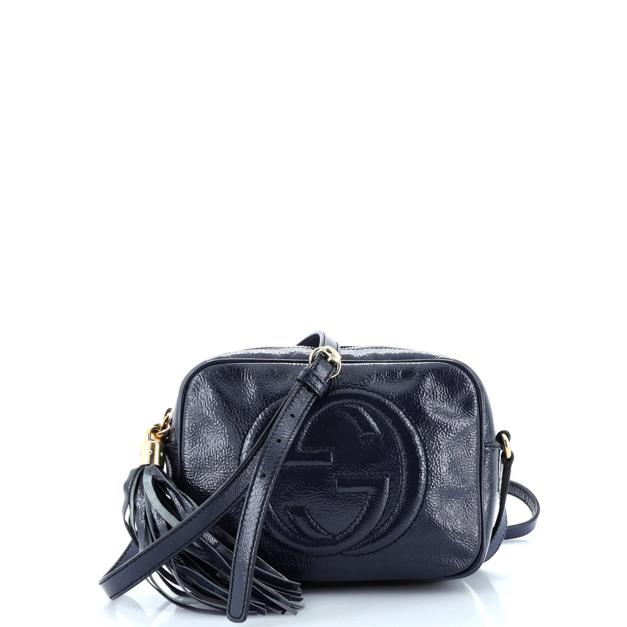 Soho Disco Crossbody Bag Patent Small - Deep Luxury