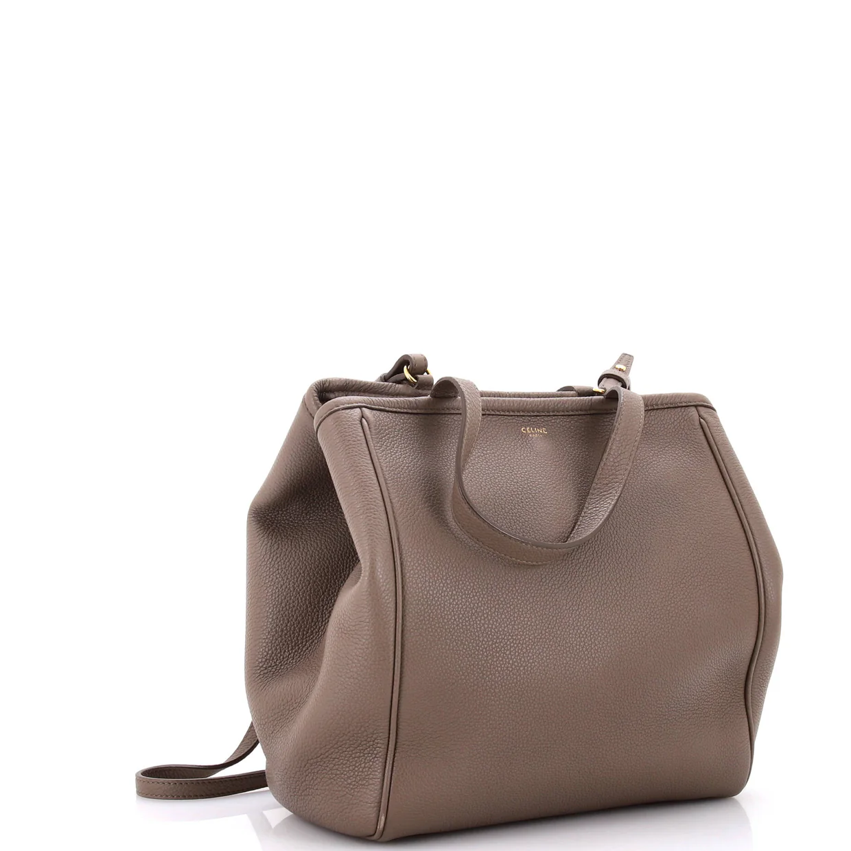 Folded Cabas Leather Small - Deep Luxury