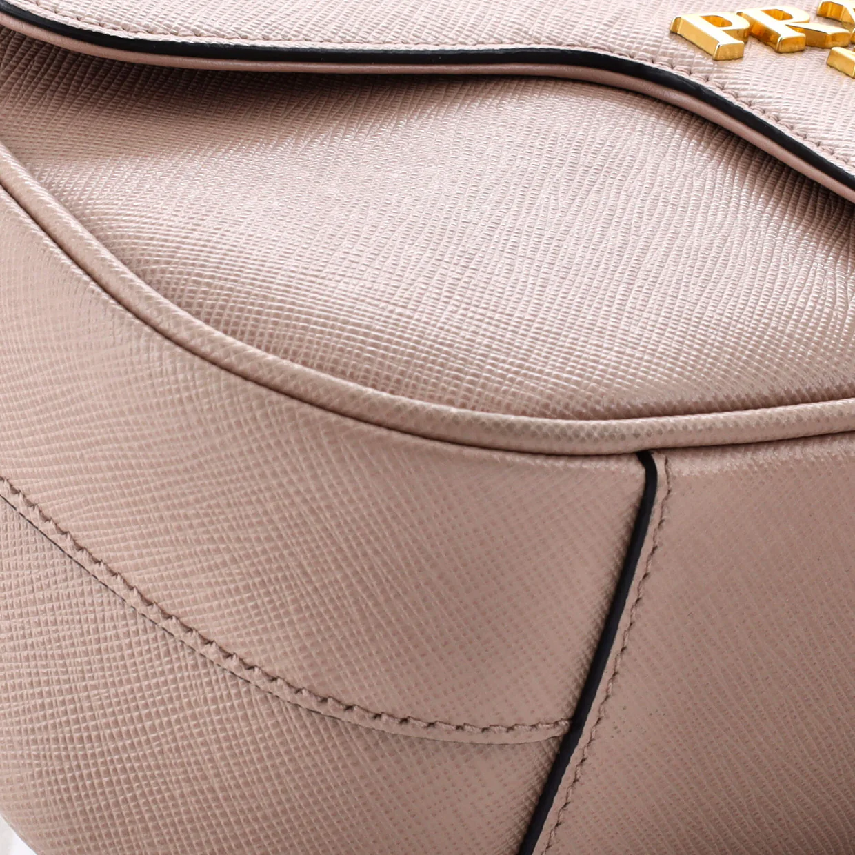 Pattina Flap Shoulder Bag Saffiano Leather Small - Deep Luxury
