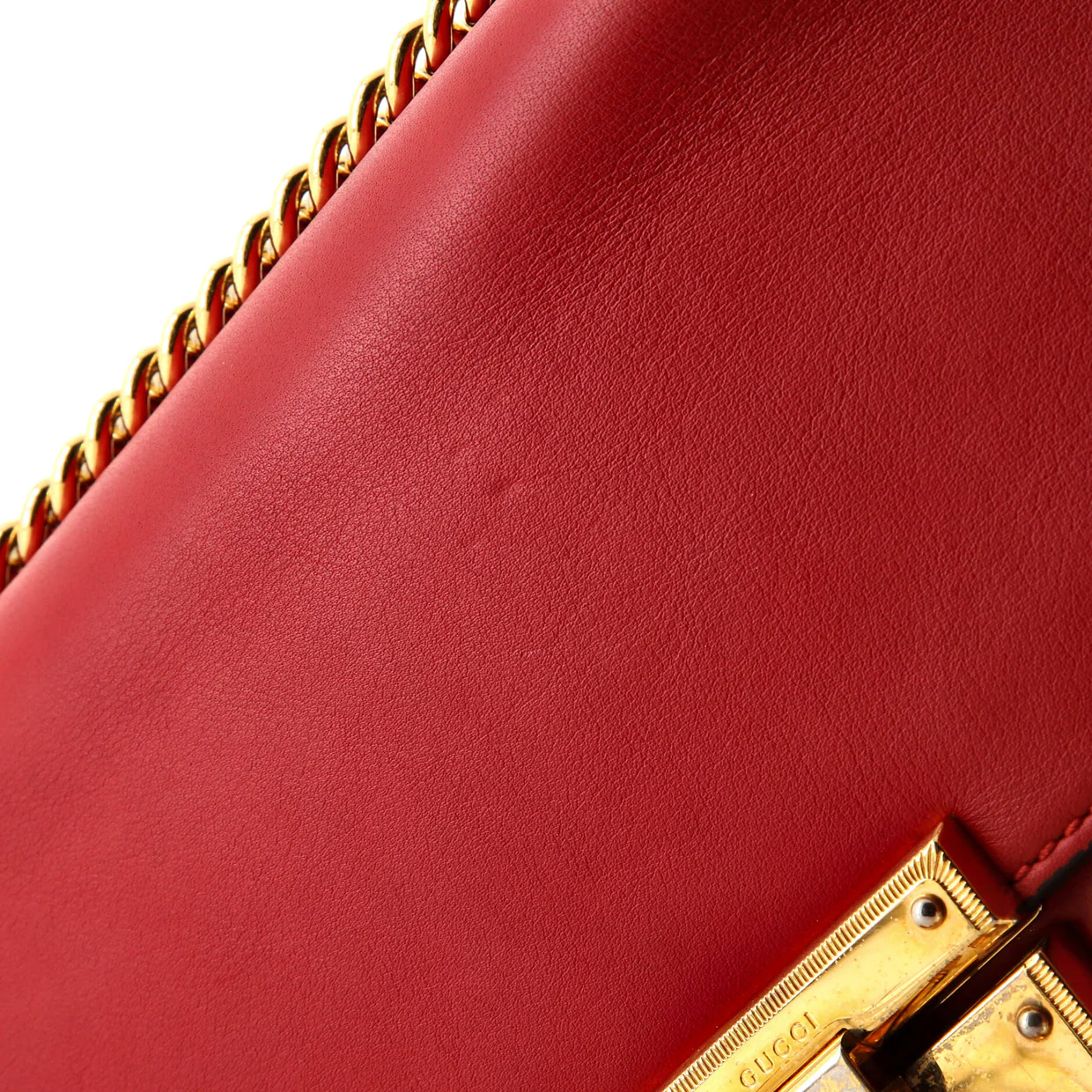 Padlock Shoulder Bag Leather Medium - Deep Luxury