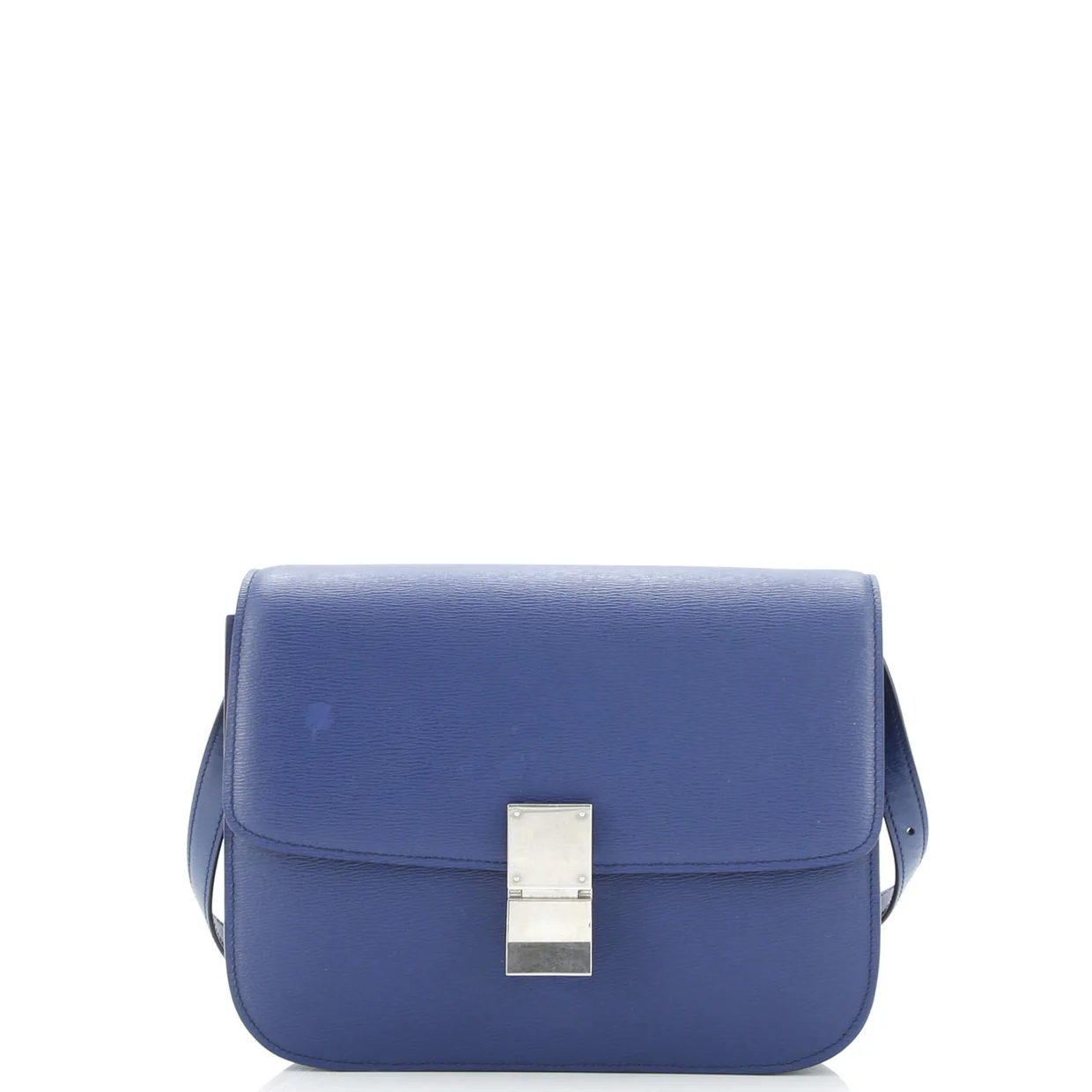 Classic Box Bag Grainy Leather Medium - Deep Luxury