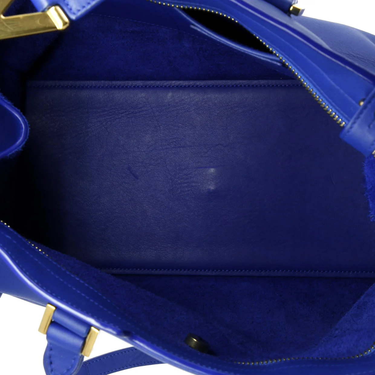 Classic Y Cabas Leather Small - Deep Luxury