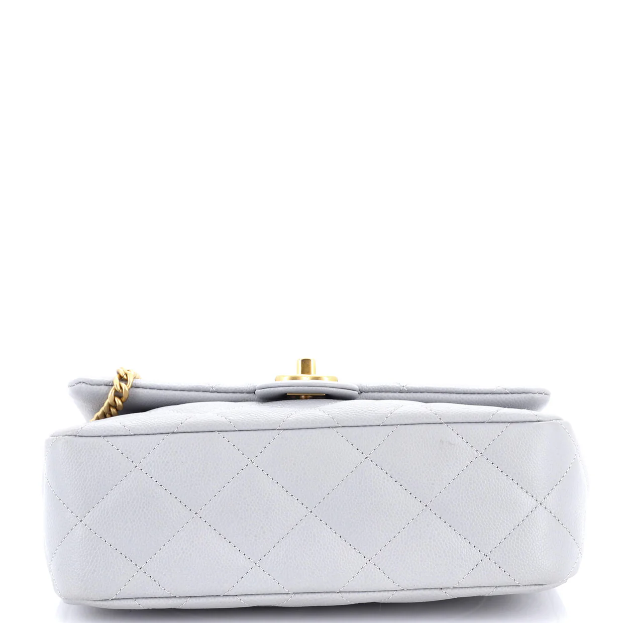 Sweet Heart Chain Flap Bag Quilted Caviar Medium - Deep Luxury