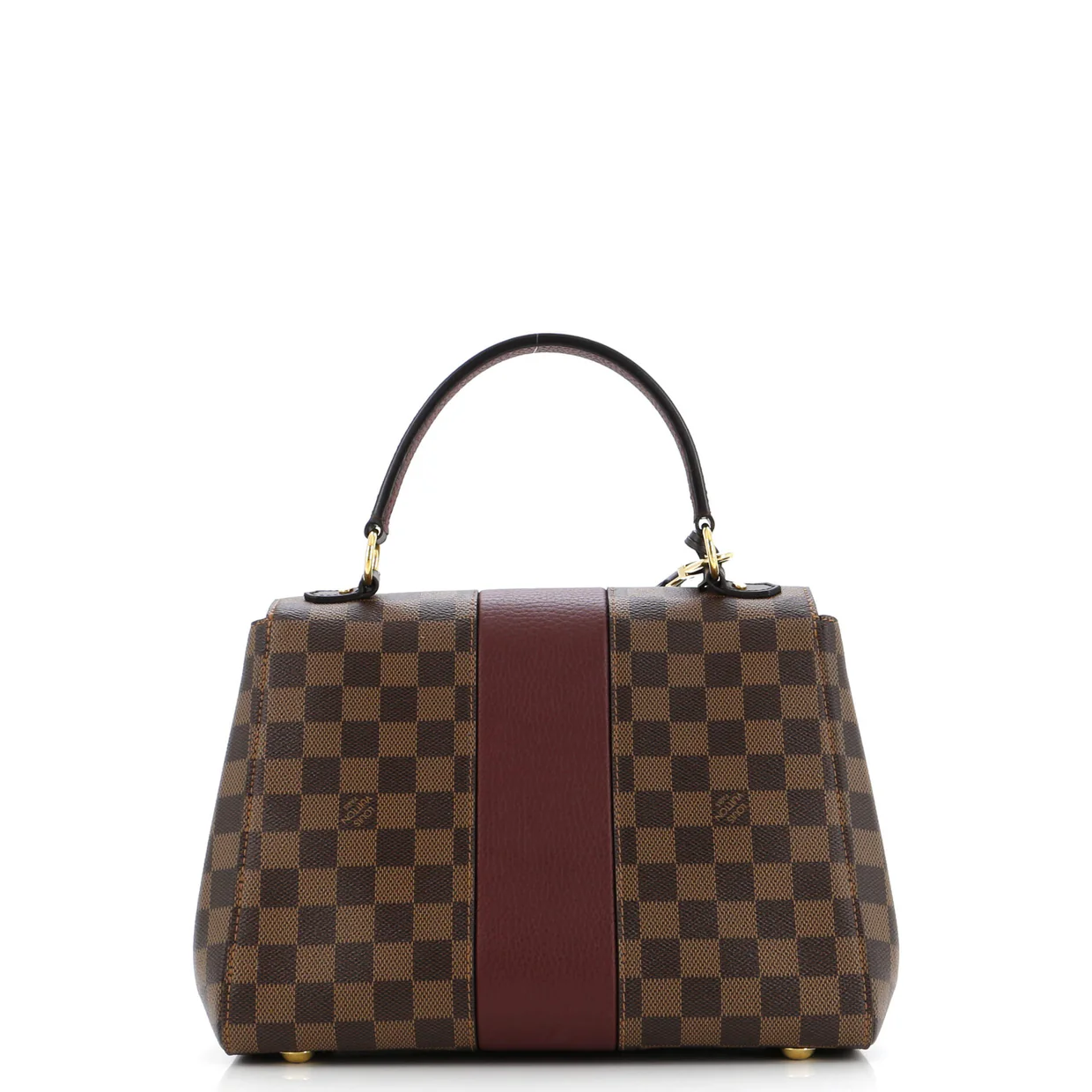 Bond Street Handbag Damier with Leather MM - Deep Luxury