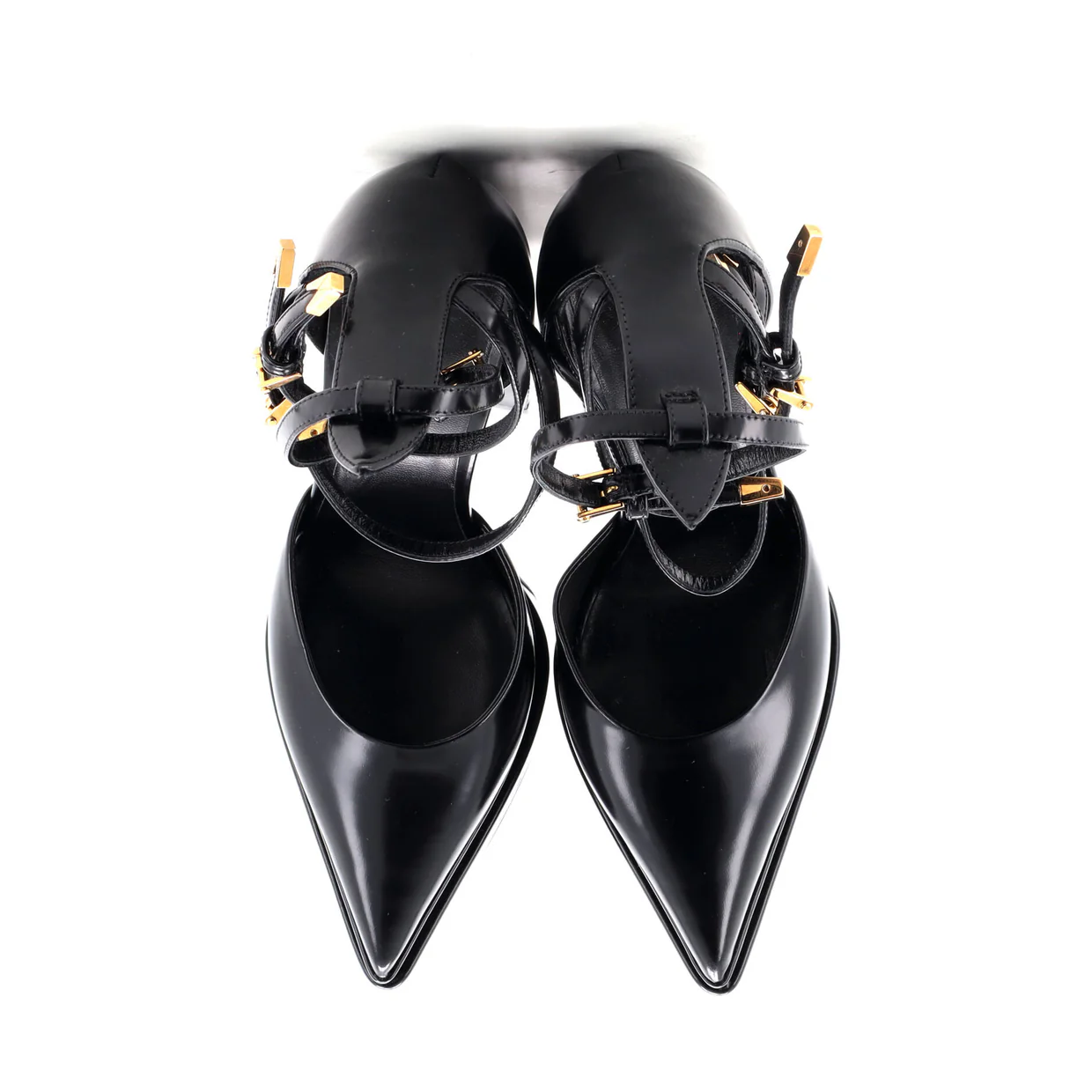 Women's Medusa Aevitas Pointed Platform Pumps Leather - Deep Luxury