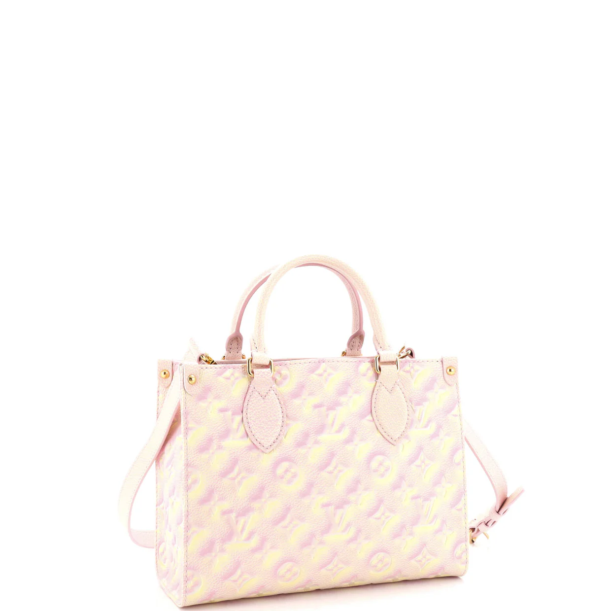 OnTheGo Tote Stardust Monogram Empreinte Leather PM - Deep Luxury