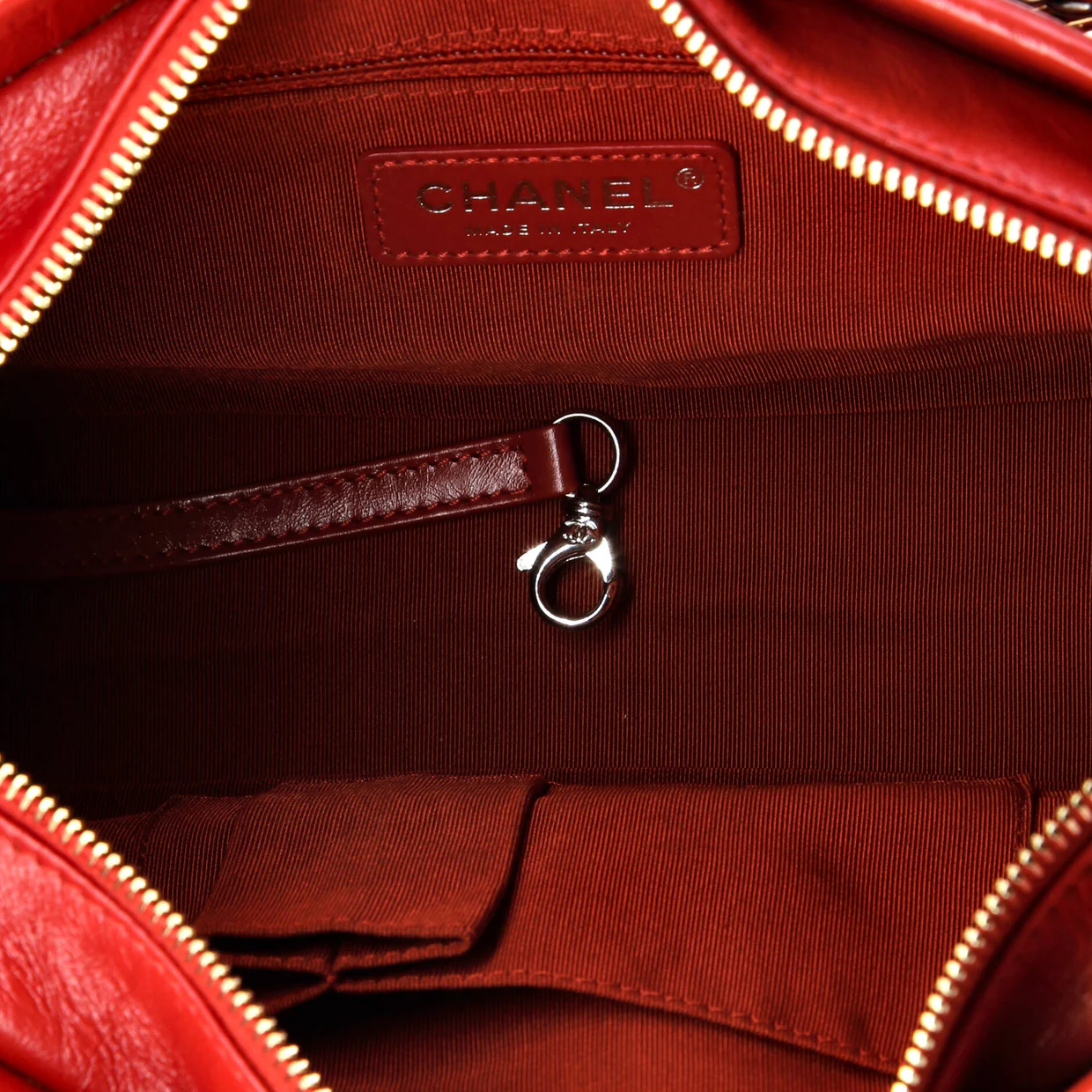 Gabrielle Hobo with Logo Handle Quilted Aged Calfskin Medium - Deep Luxury