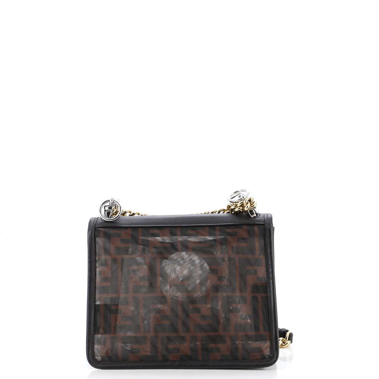 Kan I F Shoulder Bag Zucca Mesh Small - Deep Luxury