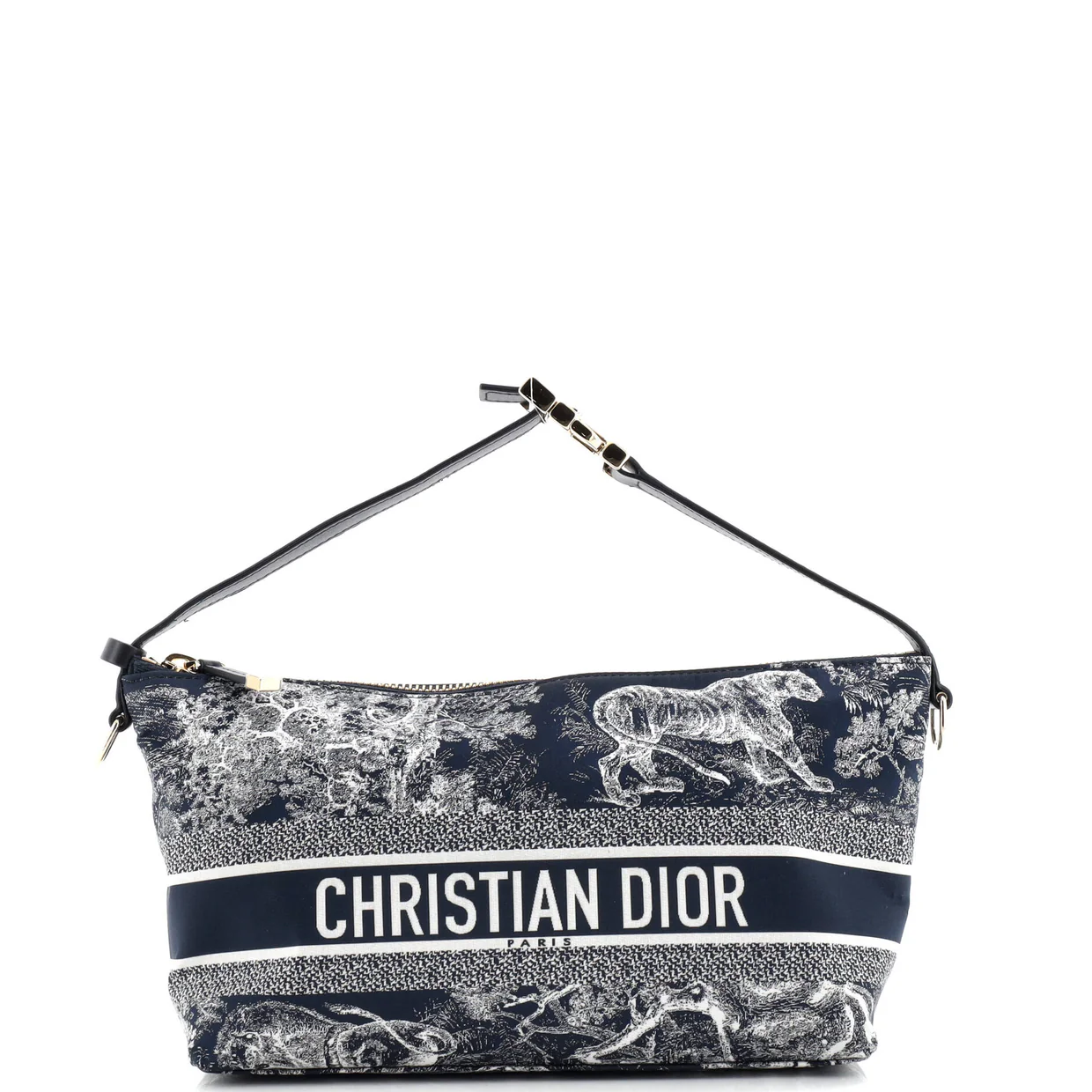 Toile de Jouy DiorTravel Nomad Pouch Print Technical Fabric Small - Deep Luxury