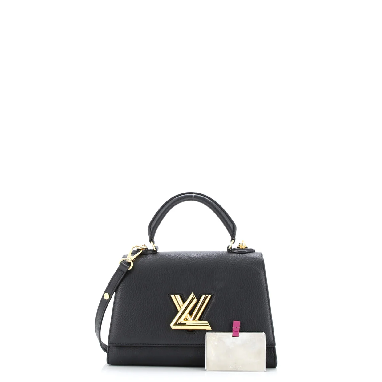 Twist One Handle Bag Taurillon Leather PM - Deep Luxury