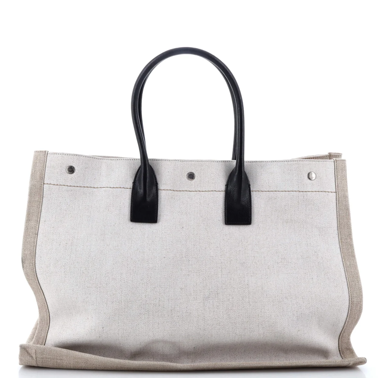 Rive Gauche Shopper Tote Canvas Large - Deep Luxury