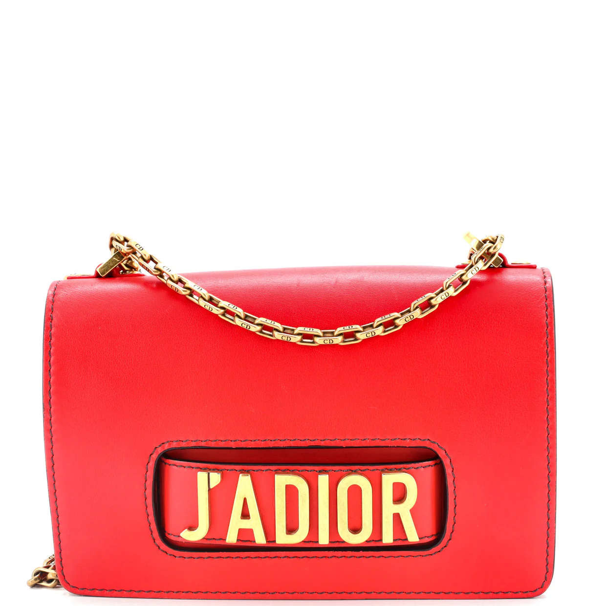 J'Adior Flap Bag Leather Medium - Deep Luxury