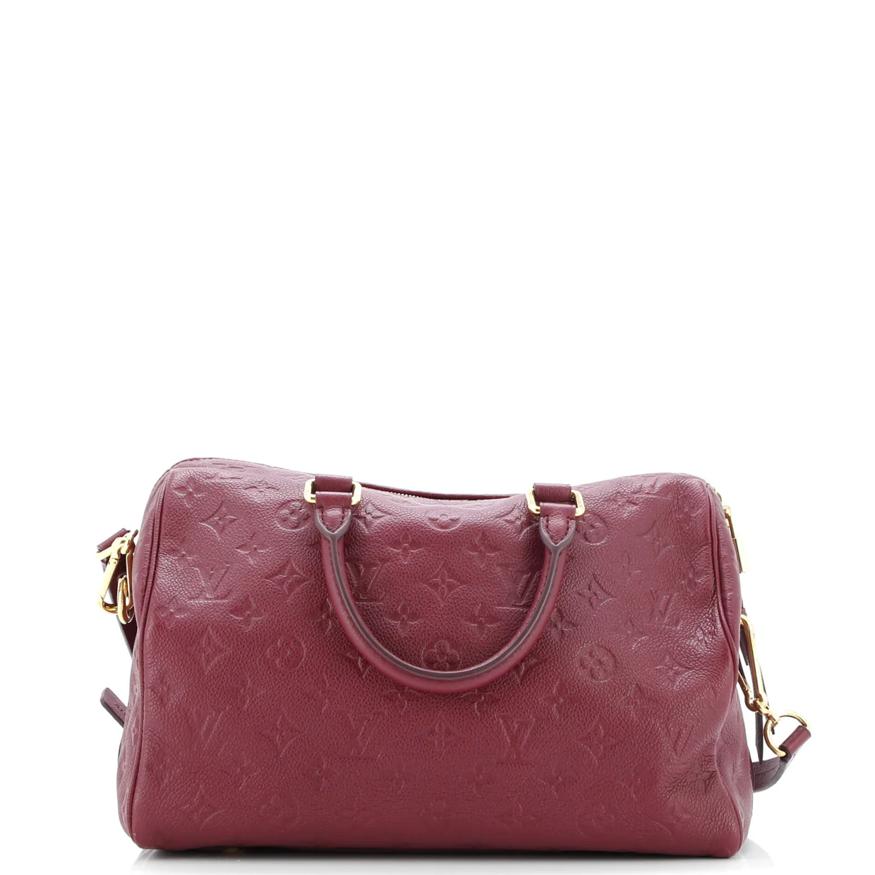 Speedy Bandouliere Bag Monogram Empreinte Leather 30 - Deep Luxury
